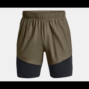 Under Armour Men's UA Knit Woven Hybrid Shorts size medium